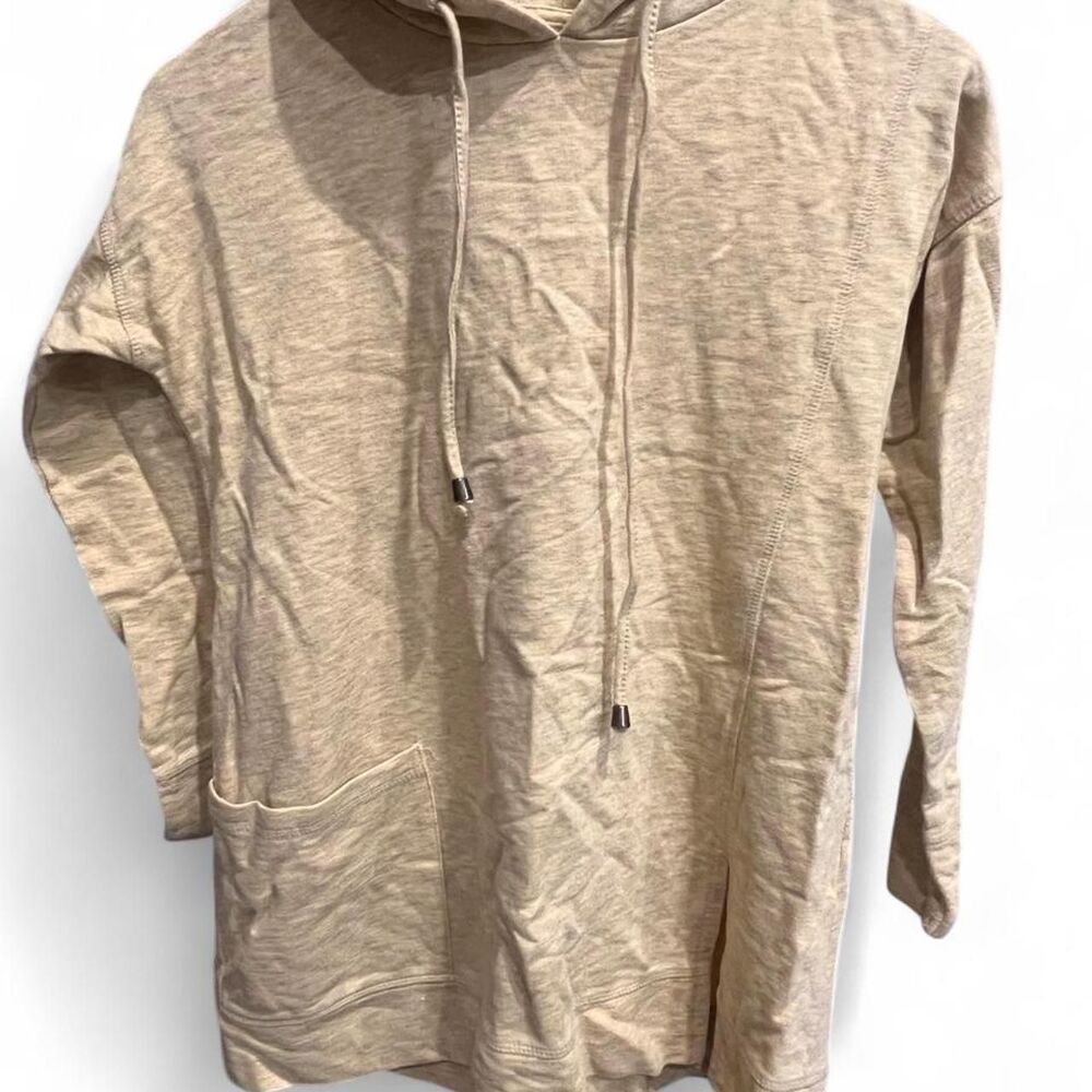 Unbranded Women's Yellow and Tan Hoodie